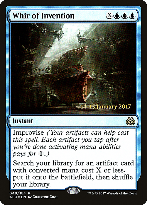 Whir of Invention (PRE-49S) - rare - Foil
