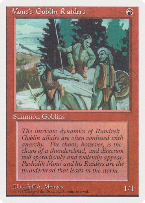 Mons's Goblin Raiders (RQS-034) - common