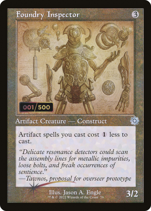 Foundry Inspector (BRR-79Z) - uncommon - Foil