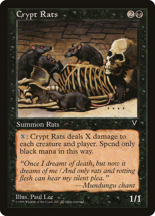 Crypt Rats (VIS-055) - common