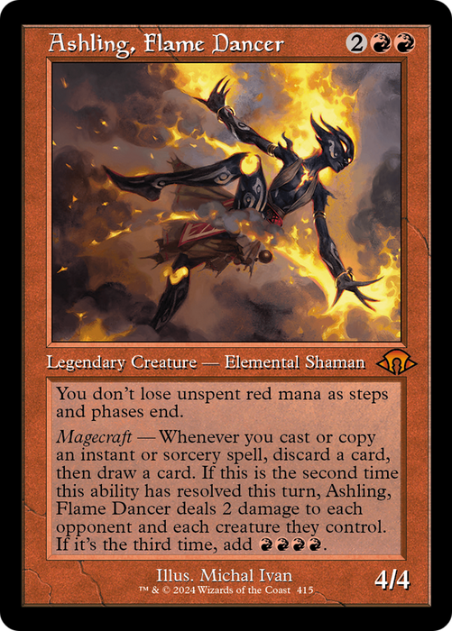 Ashling, Flame Dancer (MH3-415) - mythic - Foil