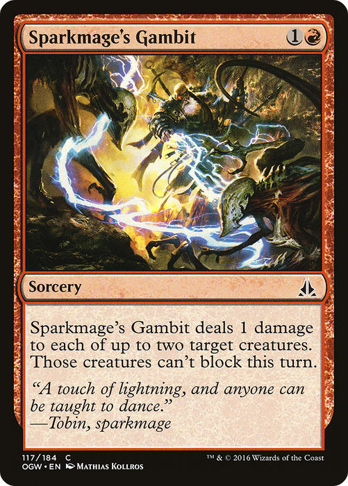 Sparkmage's Gambit (OGW-117) - common - Foil