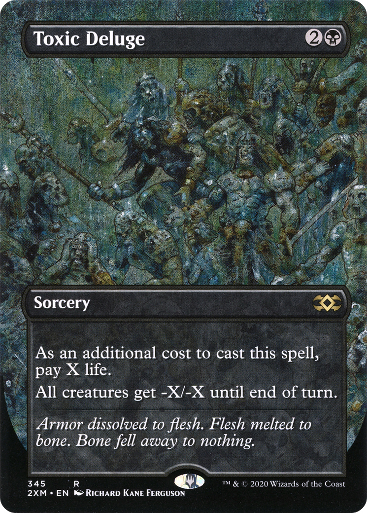 Toxic Deluge (2XM-345) - rare (Borderless) - Foil