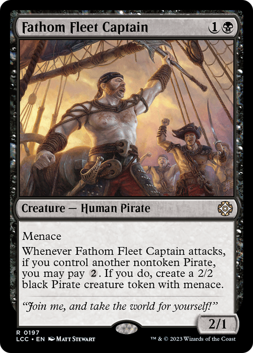 Fathom Fleet Captain (LCC-197) - rare