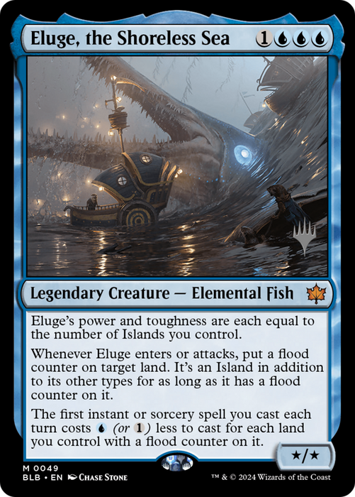 Eluge, the Shoreless Sea (PPBLB-49P) - mythic - Foil