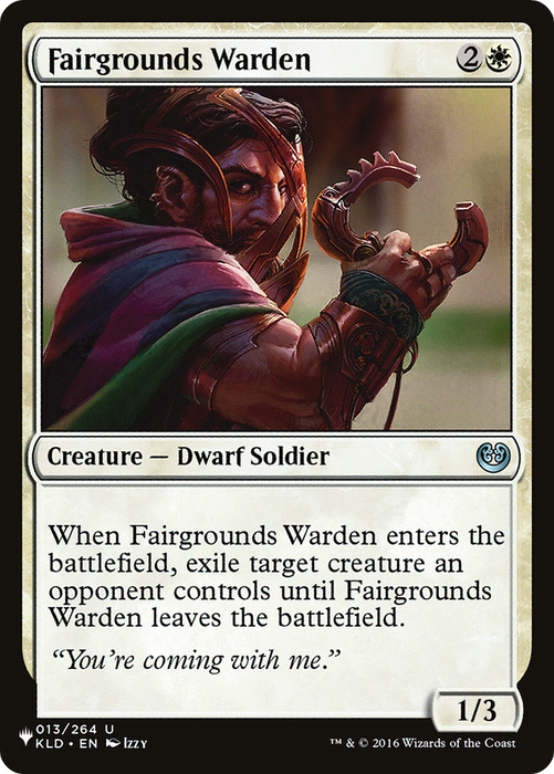 Fairgrounds Warden (LIST-KLD-13) - uncommon