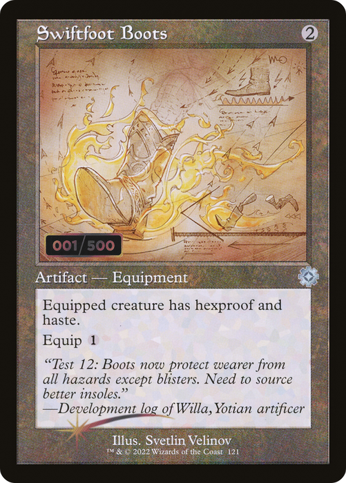 Swiftfoot Boots (BRR-121Z) - uncommon - Foil