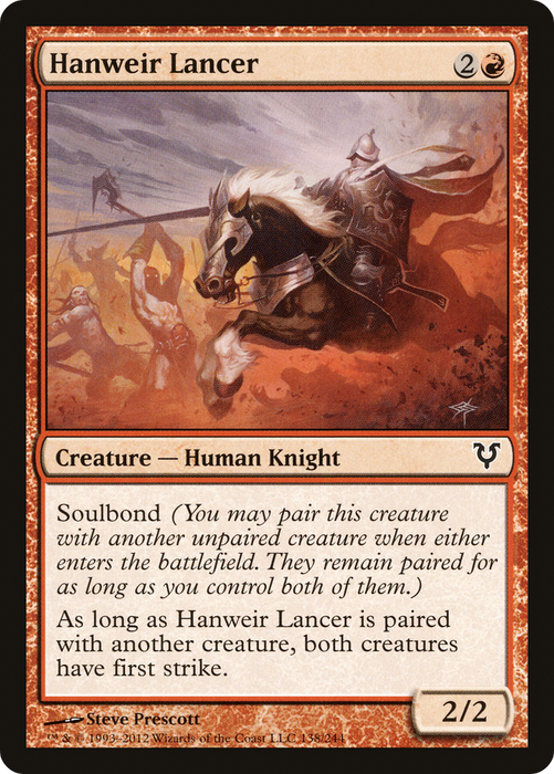 Hanweir Lancer (AVR-138) - common - Foil