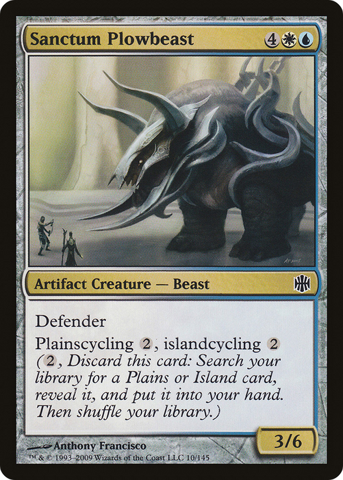 Sanctum Plowbeast (ARB-010) - common - Foil