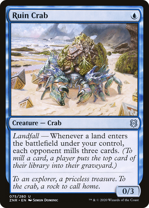 Ruin Crab (ZNR-075) - uncommon