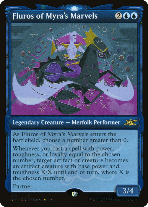 Fluros of Myra's Marvels (UNF-498) - rare: (Showcase) - Foil