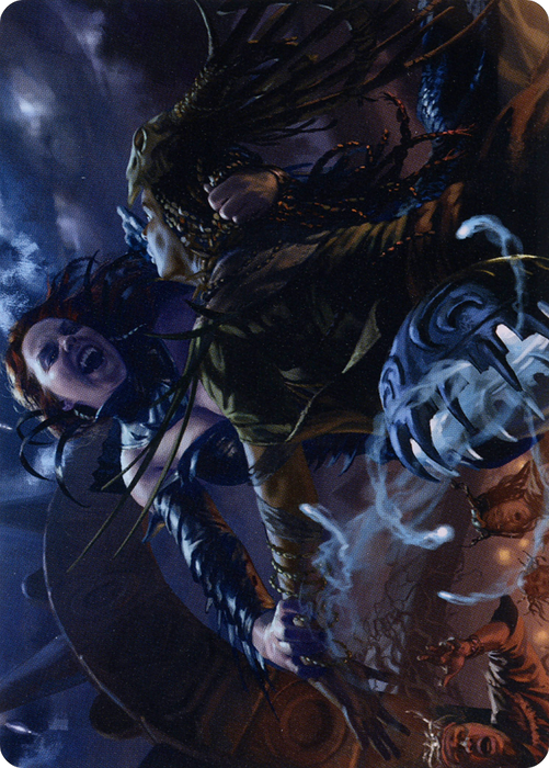 Olivia's Midnight Ambush // Olivia's Midnight Ambush (AMID-039) - common (Borderless) - Foil