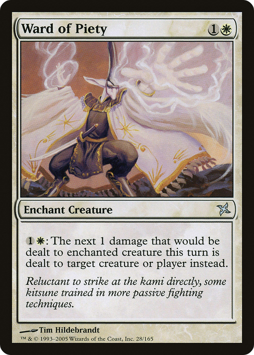 Ward of Piety (BOK-028) - uncommon - Foil