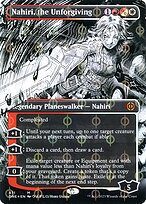 Nahiri, the Unforgiving (ONE-471) - mythic: (Showcase) (Borderless) - Foil