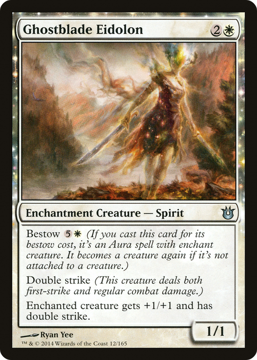 Ghostblade Eidolon (BNG-012) - uncommon: (enchantment) - Foil