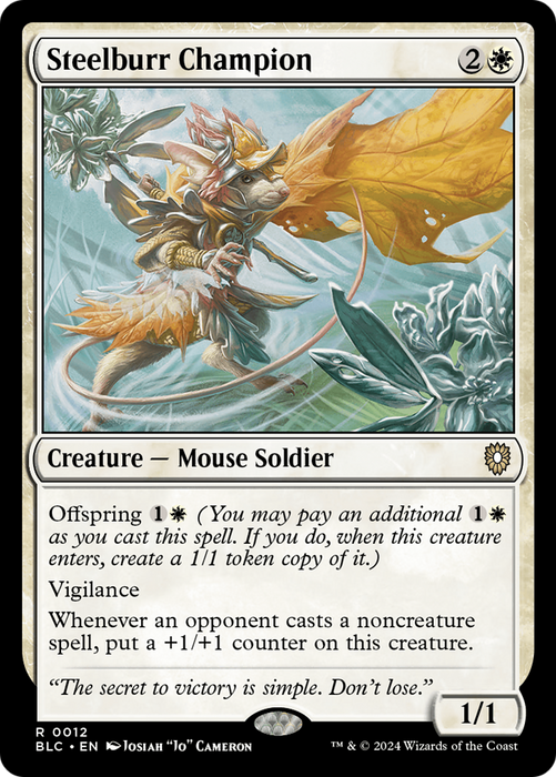Steelburr Champion (BLC-012) - rare