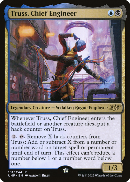 Truss, Chief Engineer (UNF-181) - rare - Foil