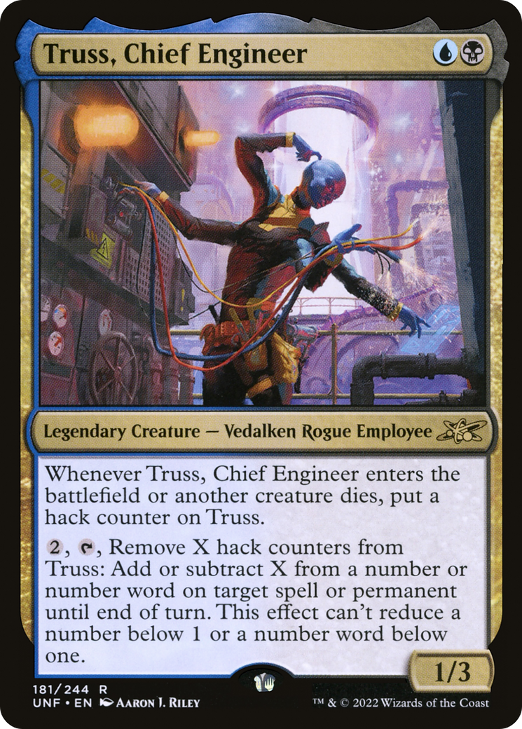 Truss, Chief Engineer (UNF-181) - rare