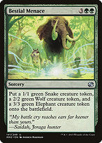 Bestial Menace (MM2-141) - uncommon - Foil