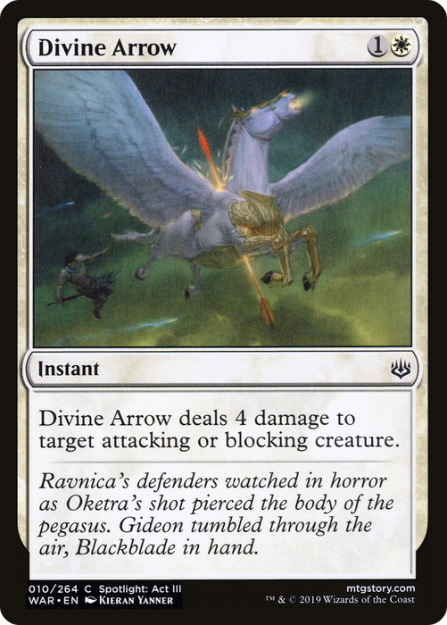 Divine Arrow (WAR-010) - common - Foil