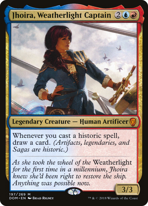 Jhoira, Weatherlight Captain (DOM-197) - mythic - Foil