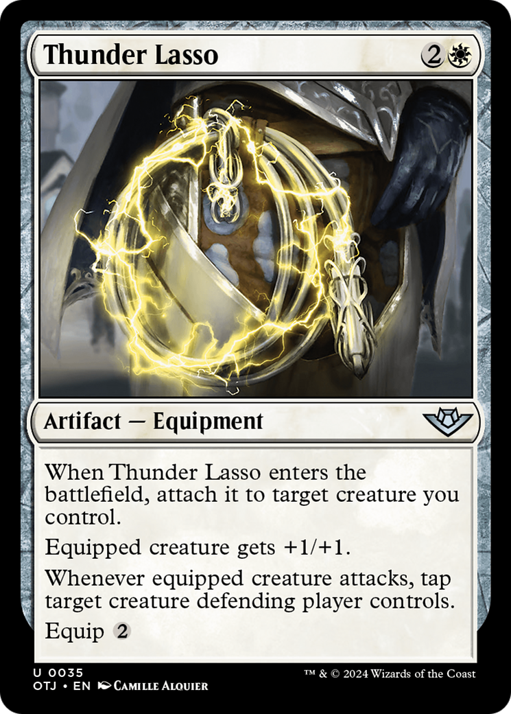 Thunder Lasso (OTJ-035) - uncommon - Foil