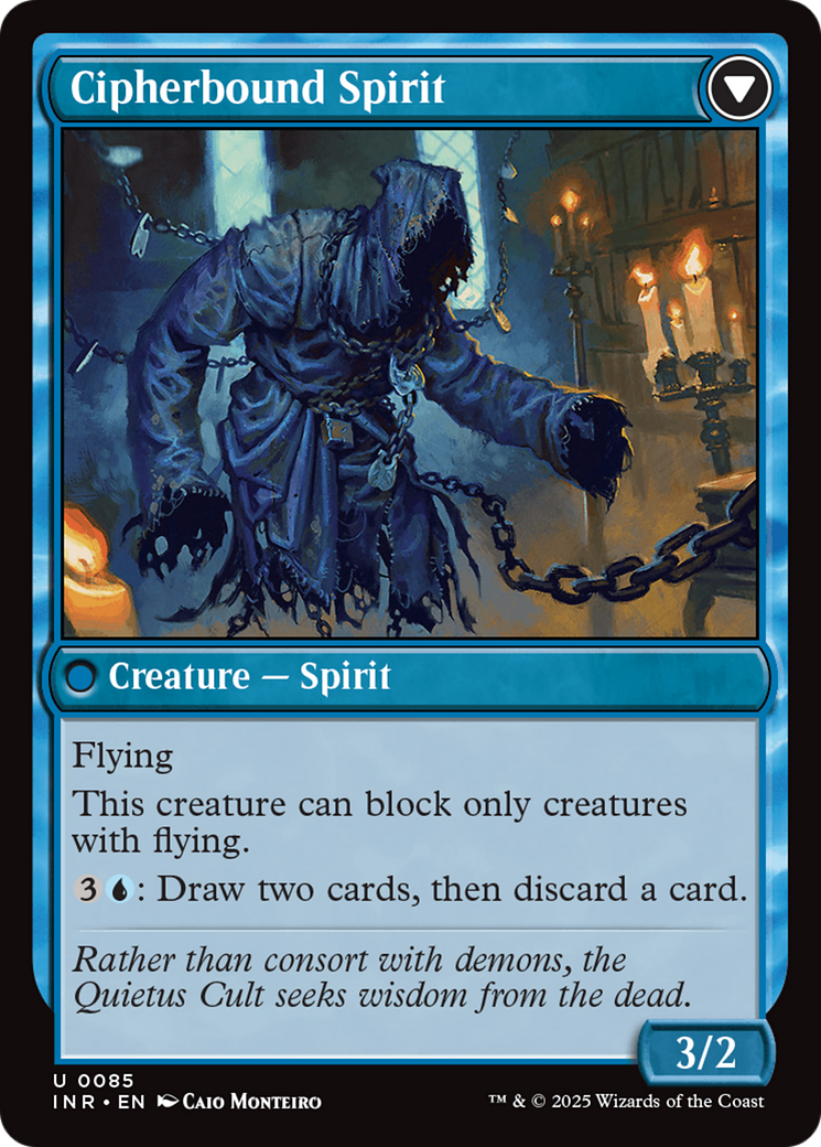 Soulcipher Board // Cipherbound Spirit (INR-085) - uncommon