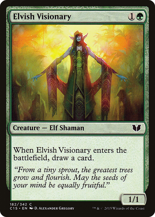 Elvish Visionary (C15-182) - common
