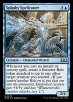 Splashy Spellcaster (WOE-070) - uncommon