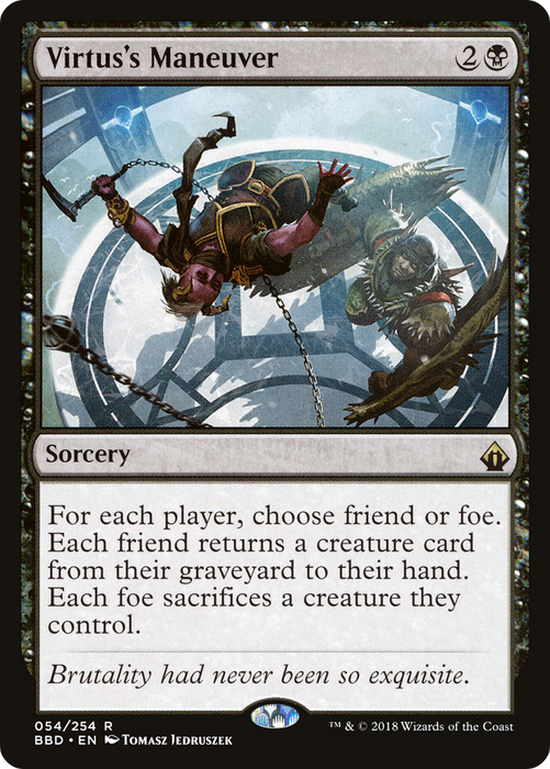 Virtus's Maneuver (BBD-054) - rare - Foil
