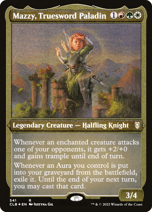 Mazzy, Truesword Paladin (CLB-541) - rare - Etched Foil