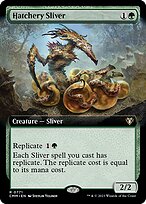 Hatchery Sliver (CMM-771) - rare: (Extended Art) - Foil