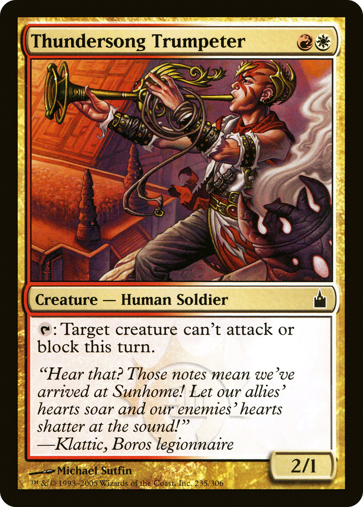Thundersong Trumpeter (RAV-235) - common - Foil