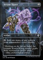 Arcane Signet (LCC-104) - uncommon (Borderless) - Foil
