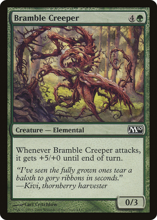 Bramble Creeper (M10-171) - common - Foil