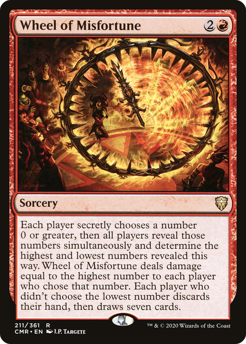 Wheel of Misfortune (CMR-211) - rare - Foil