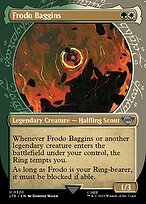Frodo Baggins (LTR-320) - uncommon: (Showcase) (Borderless)