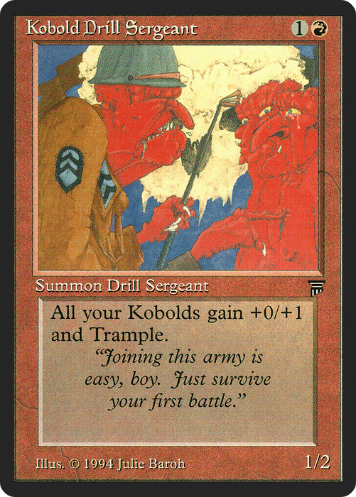 Kobold Drill Sergeant (LEG-154) - uncommon