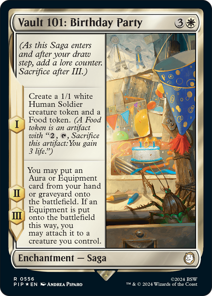 Vault 101: Birthday Party (PIP-556) - rare - Foil