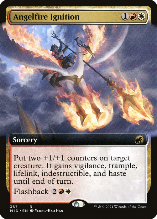 Angelfire Ignition (MID-367) - rare: (Extended Art) - Foil