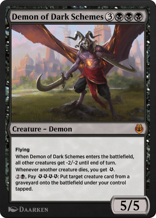 Demon of Dark Schemes (KLR-080) - mythic