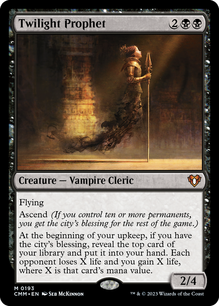 Twilight Prophet (CMM-193) - mythic - Foil