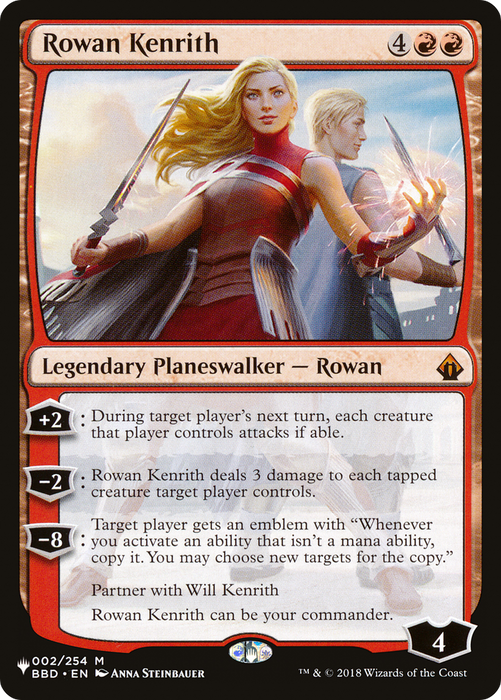 Rowan Kenrith (LIST-BBD-2) - mythic