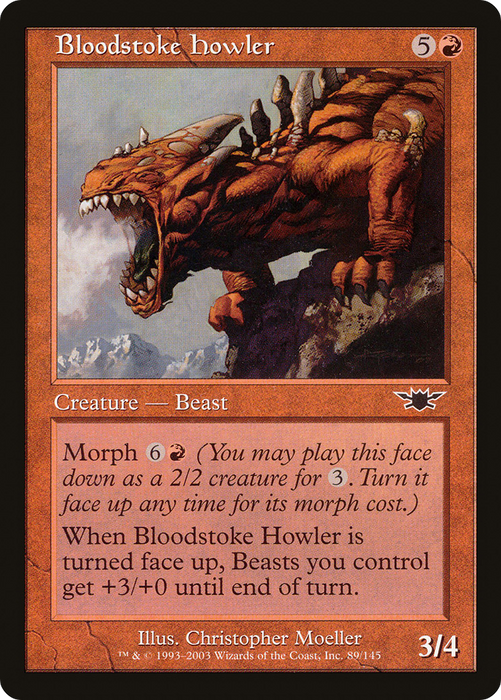 Bloodstoke Howler (LGN-089) - common
