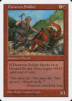 Dwarven Soldier (5ED-221) - common