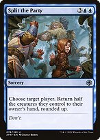 Split the Party (AFR-076) - uncommon - Foil