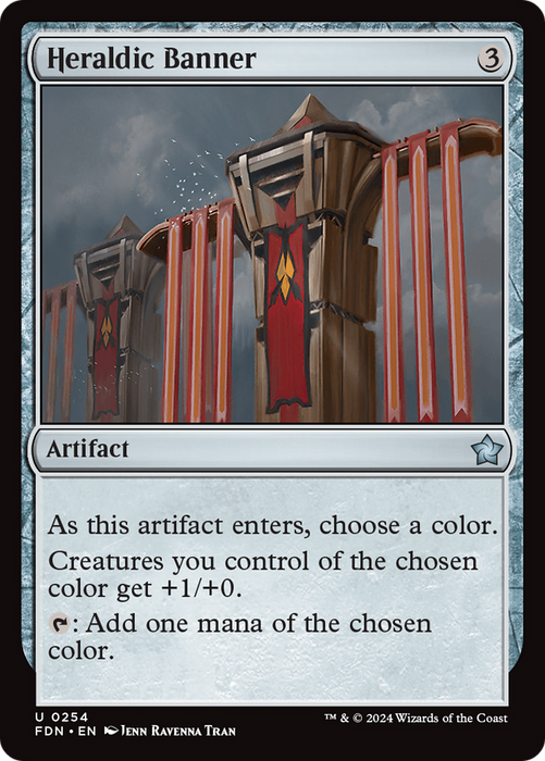 Heraldic Banner (FDN-254) - uncommon - Foil