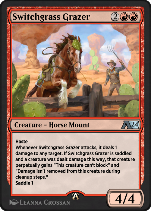 Switchgrass Grazer (YOTJ-014) - uncommon