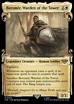 Boromir, Warden of the Tower (LTR-455) - rare: (Showcase) - Foil