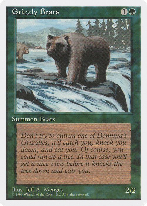 Grizzly Bears (2PS-042) - common
